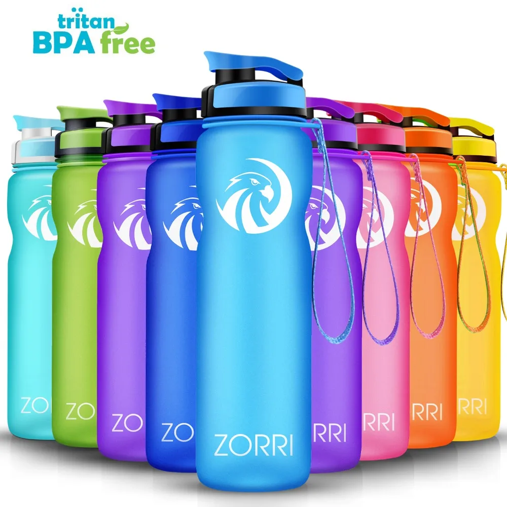 Спортивная бутылка ZORRI для воды с инфузером лимона и фруктов из тритана