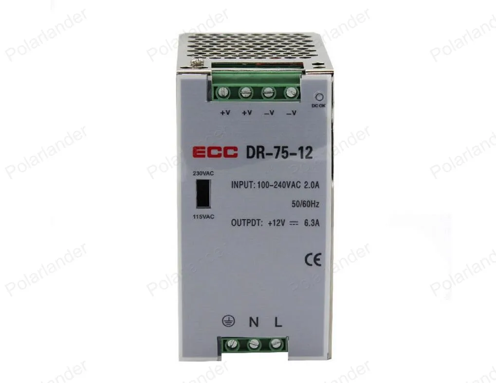Безопасная качественная простая работа AC/DC 12V 6.2A двойной выход источник питания