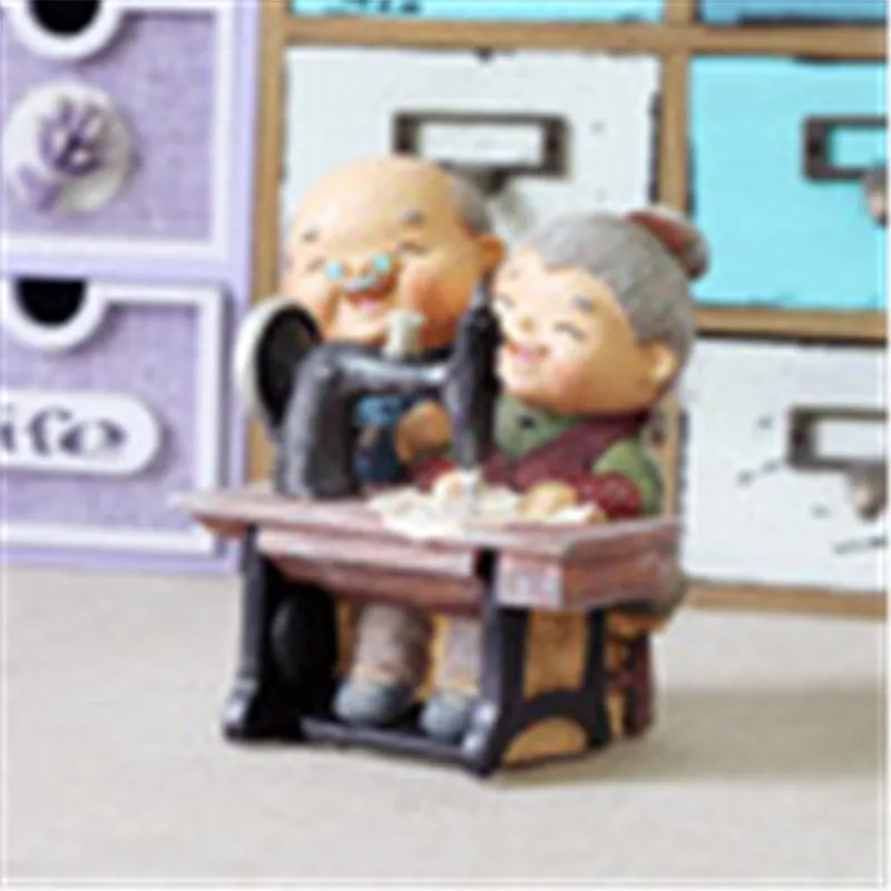 1 комплект парные Куклы &amp швейная машина Копилка Мультфильм полимерная