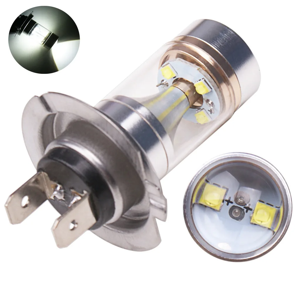 1 шт. яркие White12V 30 Вт/60 Вт 950lm 6000K H7 светодиодный Туман Дневной светильник лампы