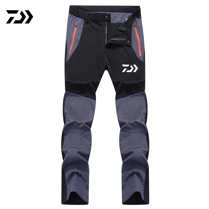 New Summer Autumn Men DAIWA Fishing Pants Moisture Absorption Quick Dry Breathable Hiking Clothing Waterproof Long | Спорт и