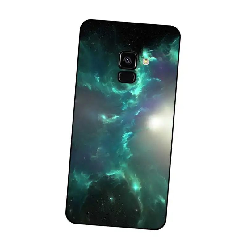 N401 Space Planet Stars Black Silicone Case Cover For Samsung Galaxy J2 J3 J4 J5 J6 J7 J8 Pro Plus Prime 2018 2017 |