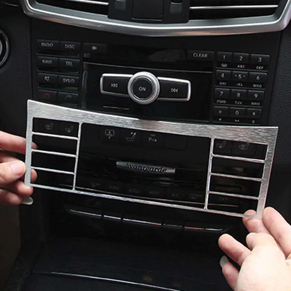 Декоративная рамка кнопки центральной панели управления CD для Mercedes Benz E класса W212