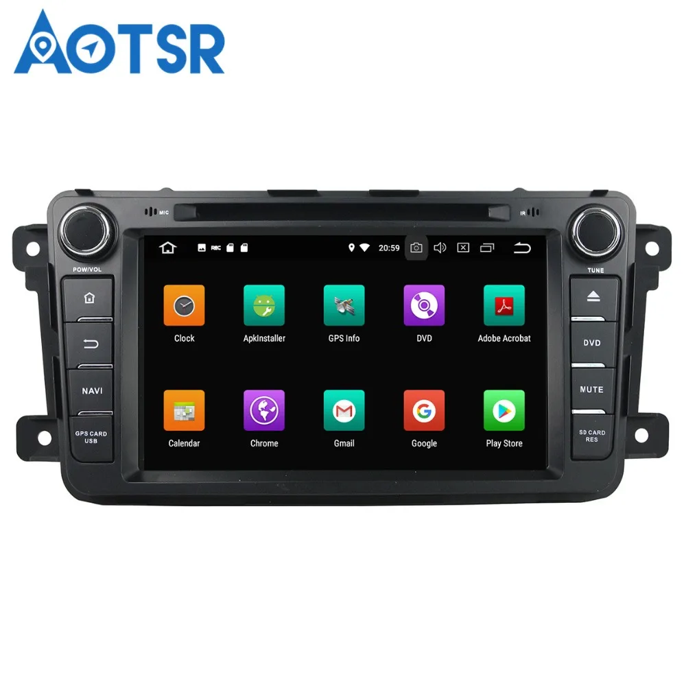 Автомобильный DVD плеер Aotsr Android 8 0 7 1 С GPS навигацией для Mazda CX 9 2012 2013 мультимедийный