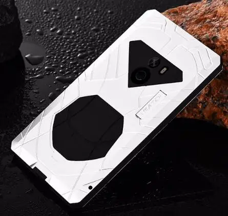 Роскошный уличный Imatch для Xiaomi mi F1 9 mi x 2 2s спортивный армейский Тактический противоударный водонепроницаемый металлический силиконовый чехол для телефона - Цвет: Серебристый