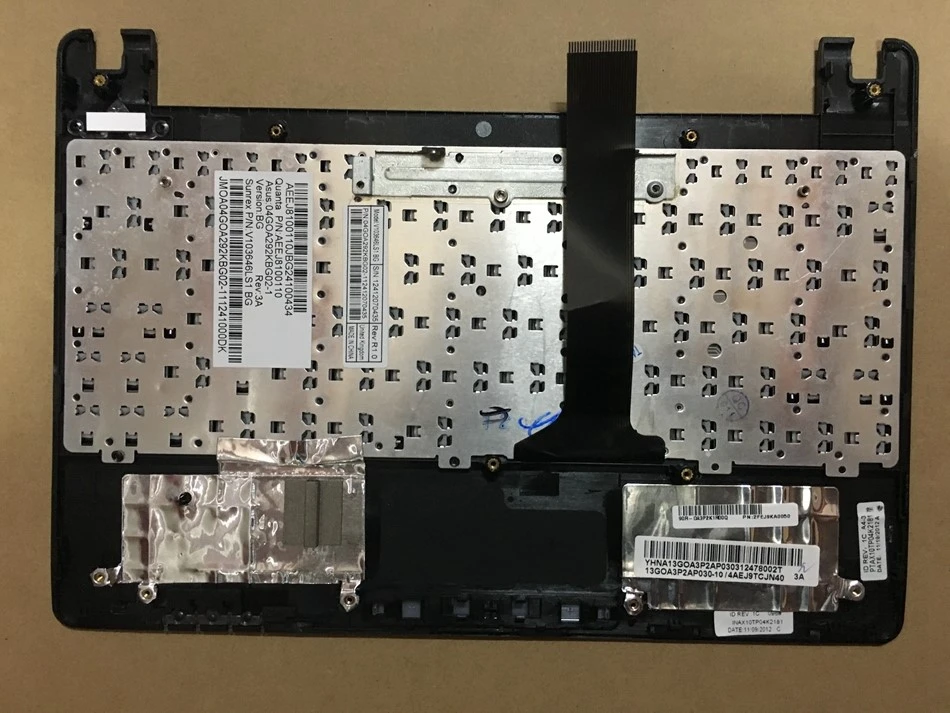 Новая BG Болгарская клавиатура для Asus EeePC SeaShell X101 X101H X101CH C чехол красный с черная