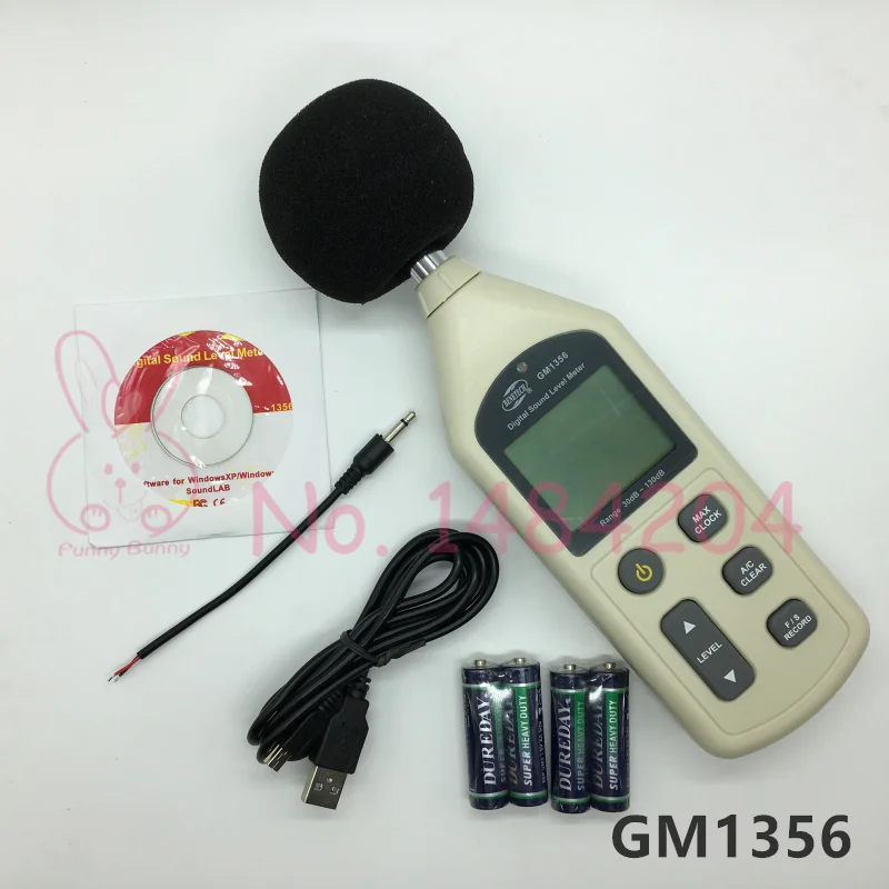 Цифровой измеритель уровня звука GM1356 с USB интерфейсом 4700 устройство для хранения