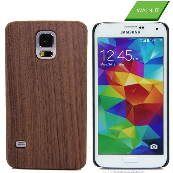 Fashionable Bamboo Wood Shell With Amorous Feelings Restoring Ancient Ways For Samsung Galaxy S5 Case |
