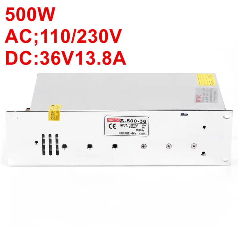 DC36V 2A 2.7A 3.3A 4.2A 5.5A 7A 9.7A 13.8A 16.5A 22A 27.5A 33A блок питания светодиодный драйвер адаптер для