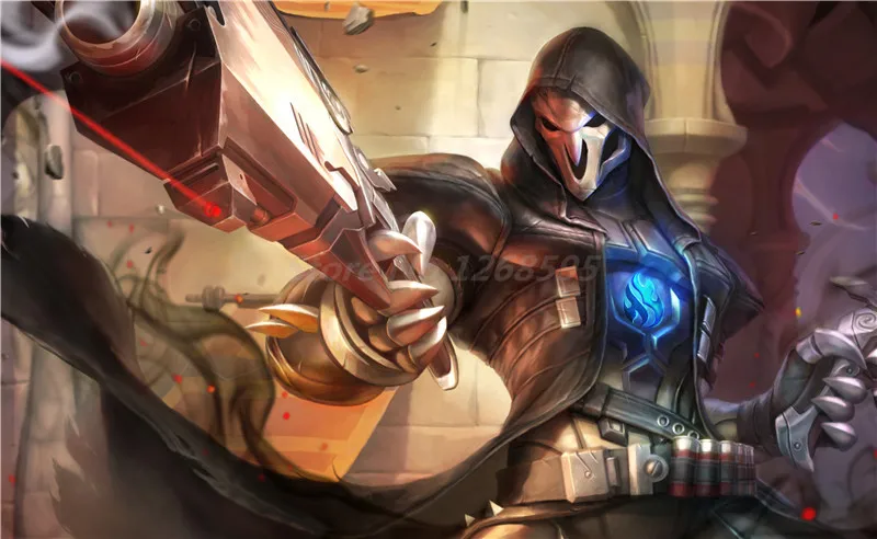 Фиолетовый Genji VS Hanzo Overwatchs Дракон арт обои арт Холст Плакат Картина Настенная картина принт украшение для дома спальни без рамки - Цвет: Фиолетовый