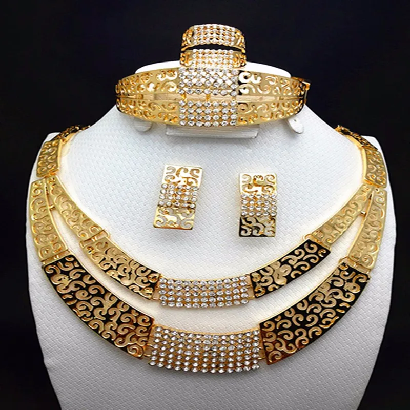 Набор ювелирных изделий для свадьбы и помолвки в африканском стиле комплект