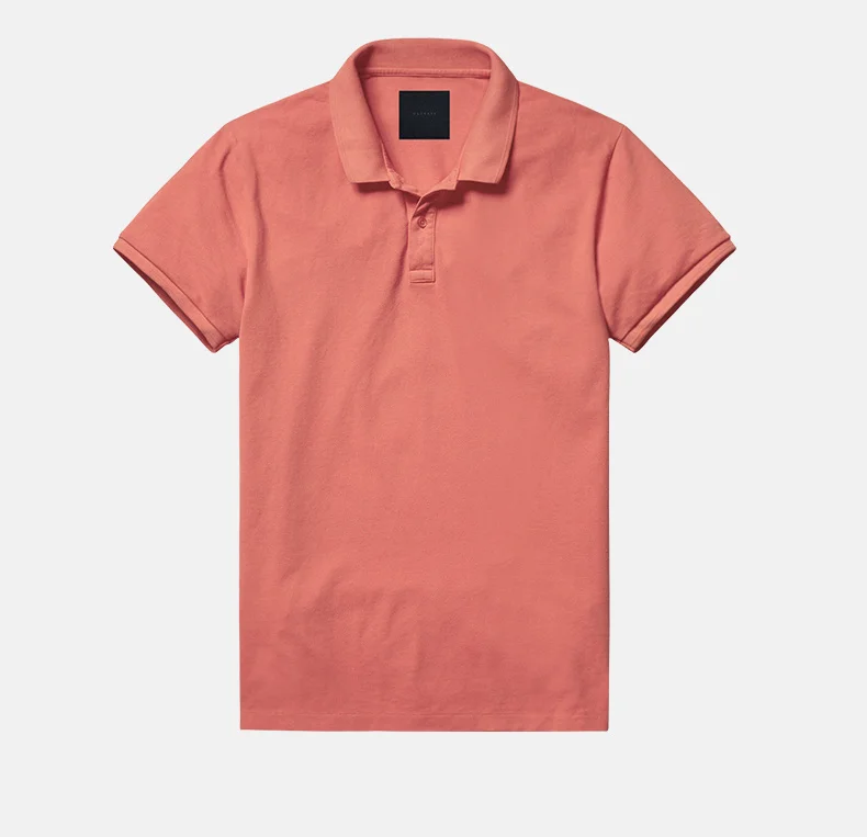 2016 летняя классическая красная Повседневная рубашка поло приталенная брендовая