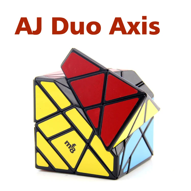 MF8 AJ'S Duo Axis Cube черный/основной кубик головоломка Подарок Идея для X'mas день