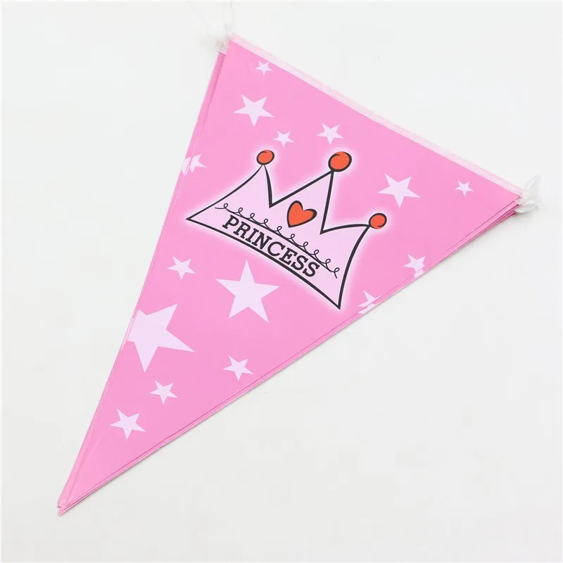 С Днем Рождения принцесса розовая Корона тема баннеры нулевой День украшения