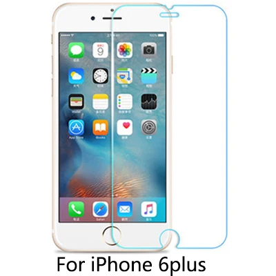 For iphone 6P 6splus 9H 2.5D HD закаленное стекло для iphone 6 6s plus 7 7 plus 5S se 8 8 plus x стекло iphone 7 8 x защита экрана iphone 7 8 X стекло - Цвет: For iphone 6P 6splus