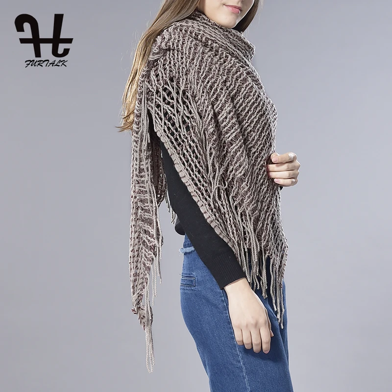FURTALJ Вязать Caremere Мягкая Бесконечность Шарф Шаль lanket Теплый Обруч Шали|shawl wrap|infinity