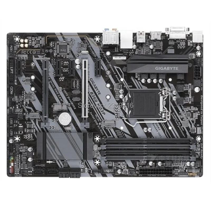 Для Gigabyte GA-B360 HD3P б/у для рабочего стола, B360 материнская плата B360 HD3P гнездо LGA1151 DDR4 USB3.0 SATA3