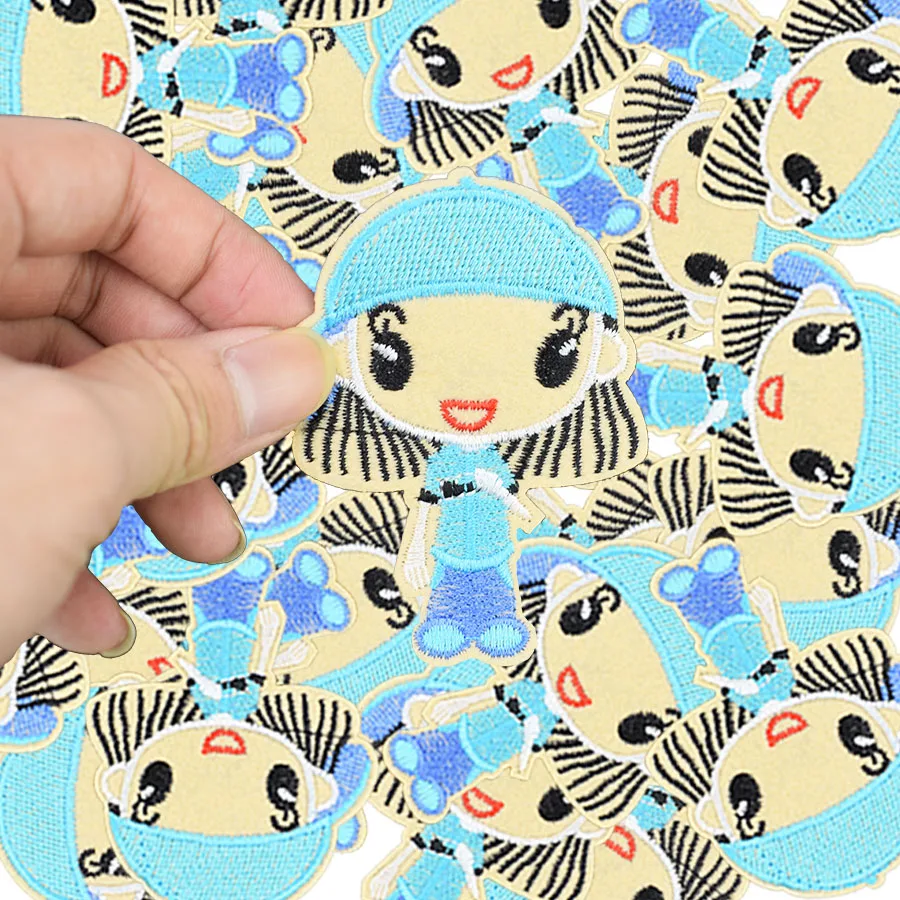 Сделай Сам патчи для подростков одежды железная вышитая аппликация утюжок на