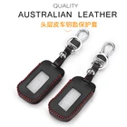 Кожаный чехол A93 для Starline A93 A63 A96 A66, чехол-брелок с пультом дистанционного управления автомобильной сигнализацией и ЖК-дисплеем, Стайлинг автомобиля