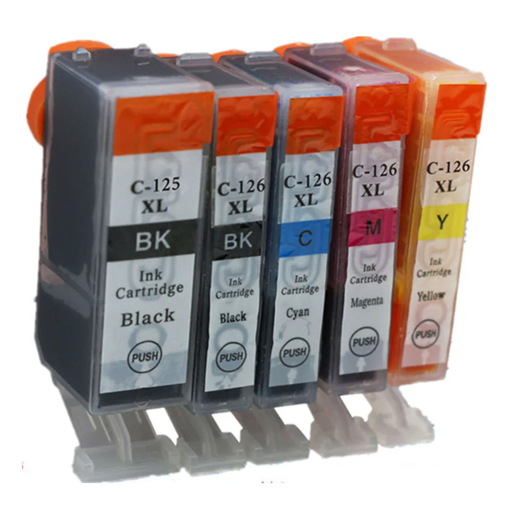 Сменный картридж для принтера Canon PGI 125 CLI 126 125XL Опи PGI125 PGI125XL Pixma IP4810 IP4910 IX6510 MG5210