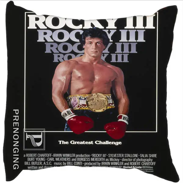 Pillowcases Заказная декоративная наволочка Рокки Бальбоа квадратная Наволочка на молнии лучший подарок(с одной стороны) 180117#91 - Цвет: Pillowcases