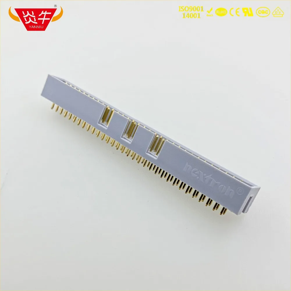 DC3 64P Серый Белый 64PIN IDC розетка коробка 2 54 мм Шаг заголовок прямой соединитель