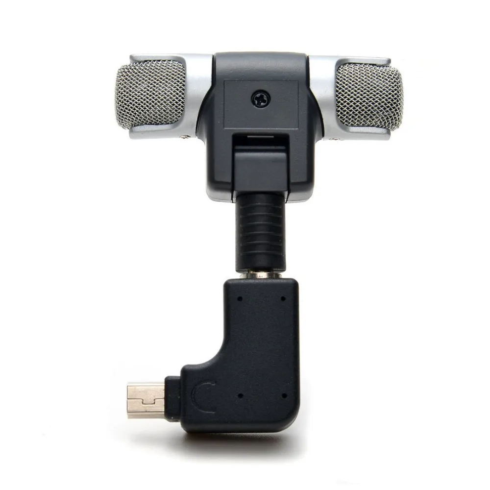 For Gopro Hero 3/3+/4 Mini Stereo Microphone Protective Frame Case Mount For Go Pro Action Camera 3.5mm No Noise mini Mic