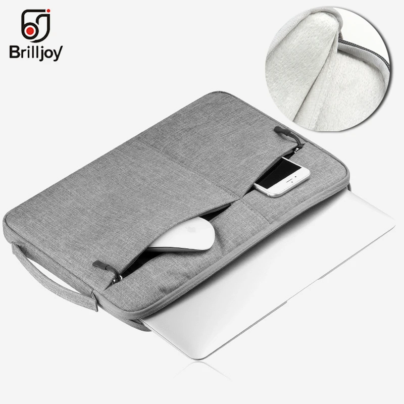 

Brilljoy Clutch Laptop Bag For Macbook Air Pro 11 12 13 14 15 15.6 inch Sleeve Case PC Tablet Case Cover for Xiaomi Air HP Dell