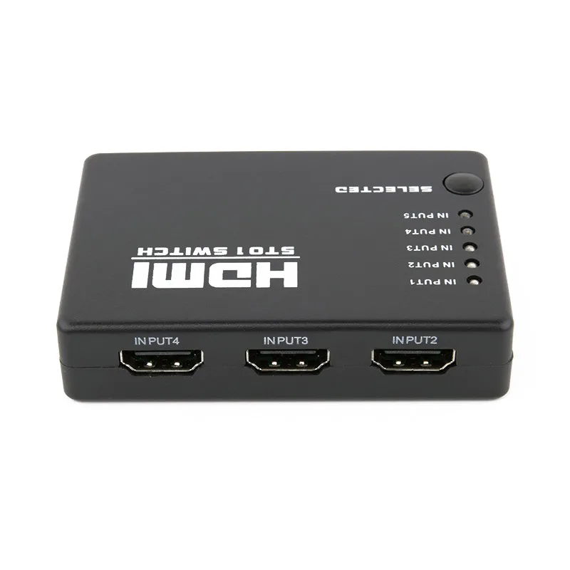 5 портов HDMI сплиттер HD к 1080P в 1 совместимый для HD-DVD SKY-STB PS3 Xbox 360 ТВ адаптер кабель |
