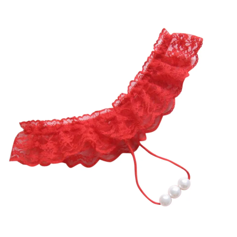 Сексуальные женские стринги с жемчугом и нижнее белье Интимные для секса
