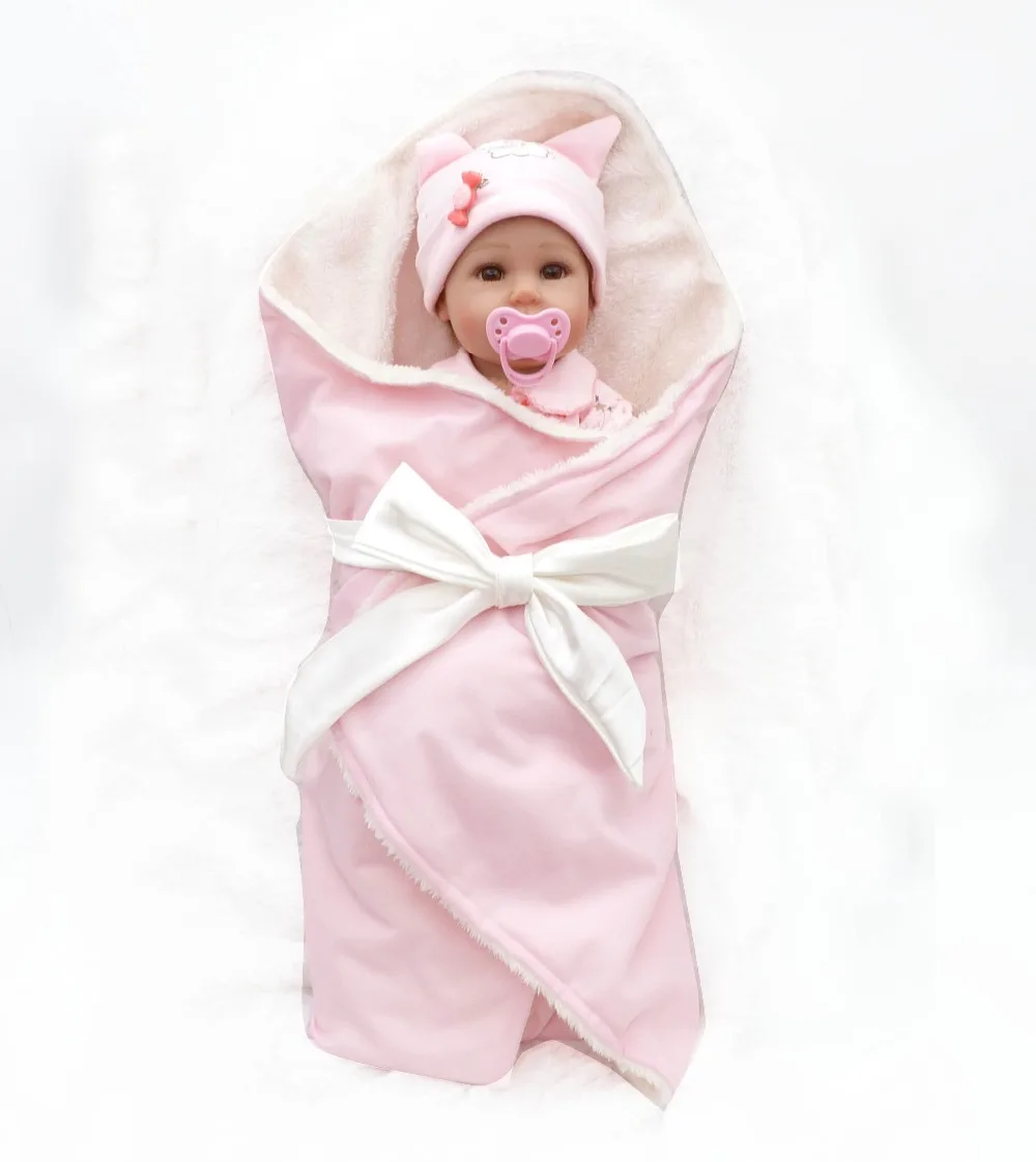 20&quotNPKCOLLECTION Soft Silicone Reborn Baby Dolls handmade pink outfit infant hand rooted hair as kids Lifelike popular Bebe | Игрушки и