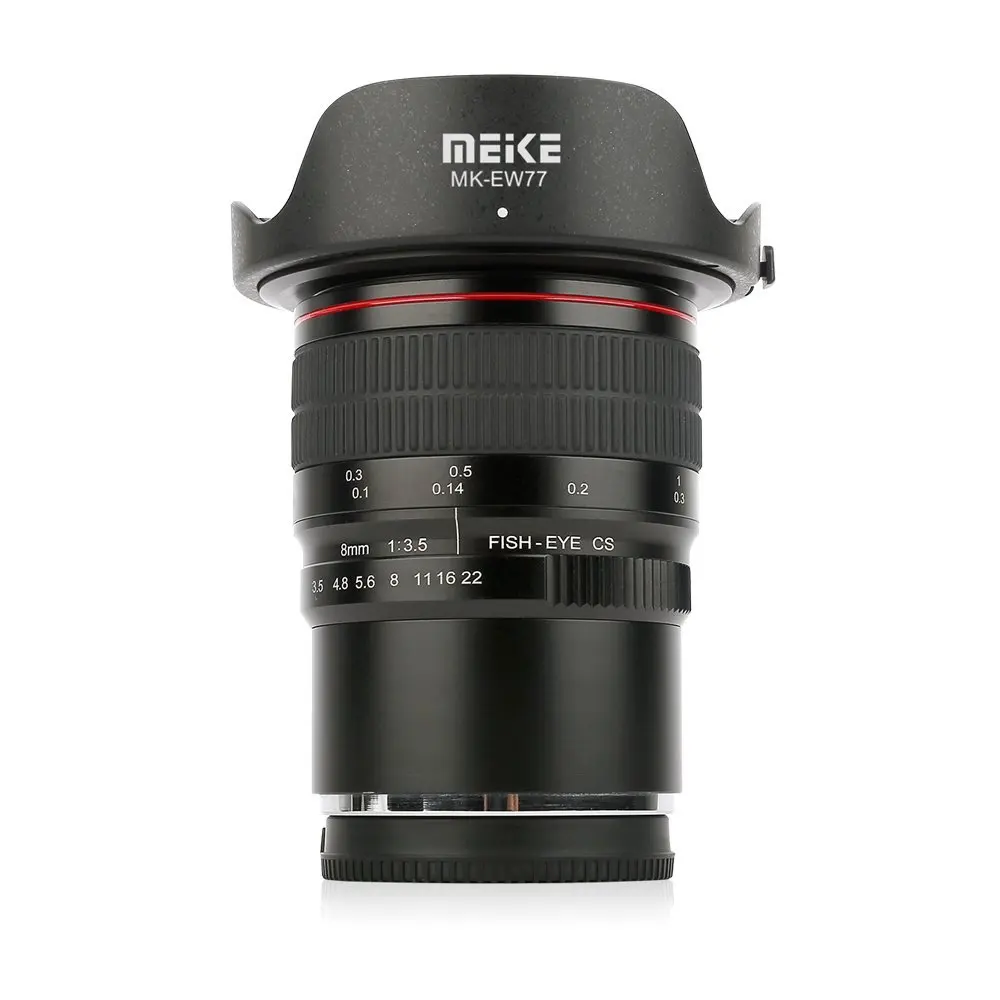 Объектив рыбий глаз Meike 8 мм f/3 5 для камер Olympus Panasonic M4/3 GX50 GX80 GH5 GH8 G85 с APS-C/полной