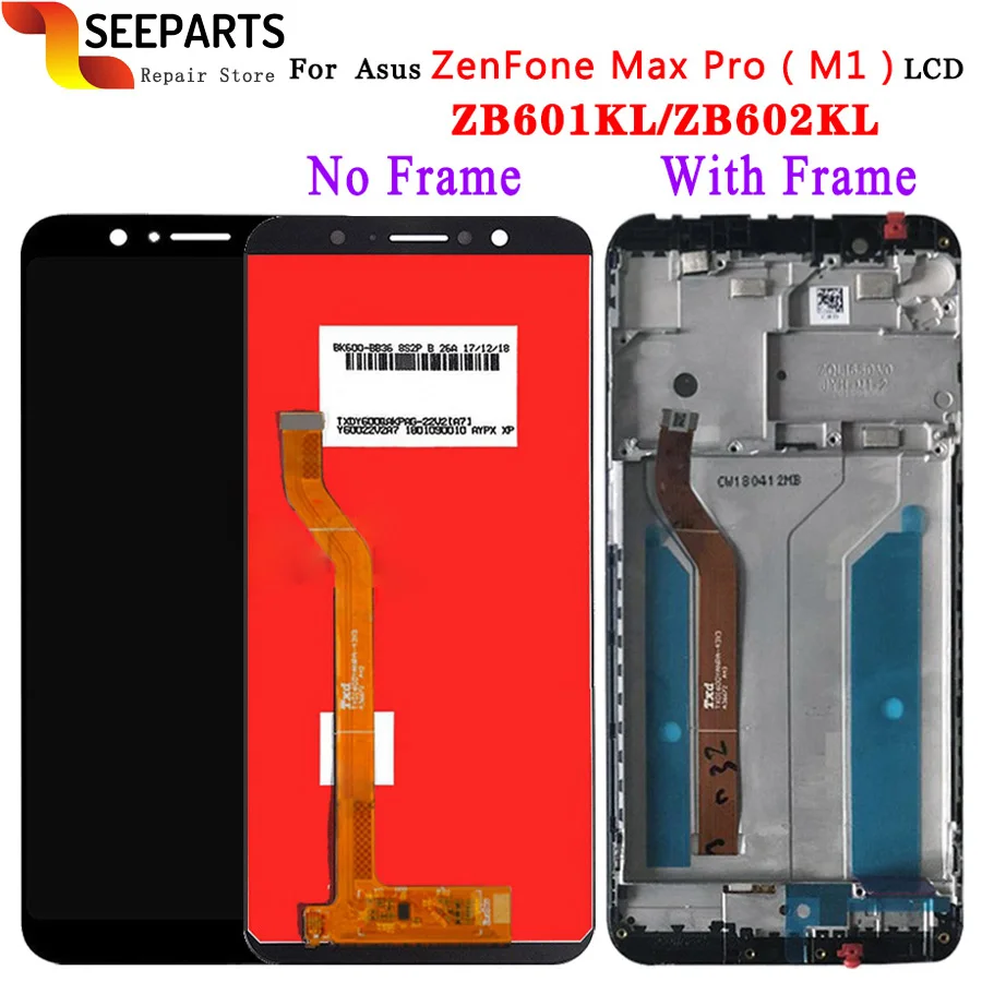 ЖК дисплей 5 99 дюйма для Asus ZenFone Max Pro M1 ZB601KL сенсорный экран с дигитайзером в сборе
