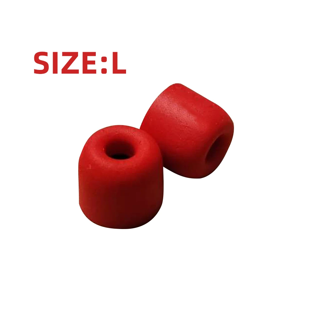 1 Pair red L FDBRO 1 пара ушных подушек в наушниках шумоизоляция пены памяти наушники советы губки амбушюры наушников советы в наушниках - Цвет: 1 Pair red L