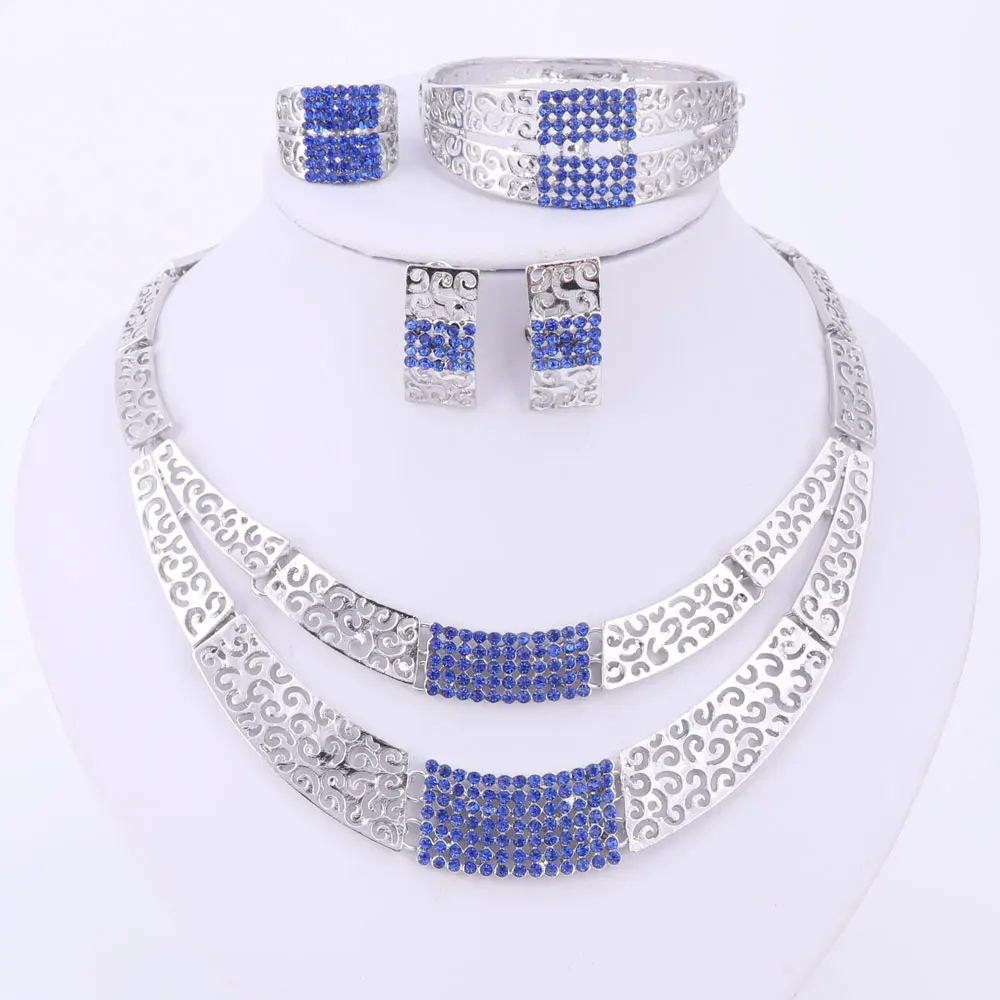 Комплекты ювелирных изделий модные свадебные аксессуары комплекты в