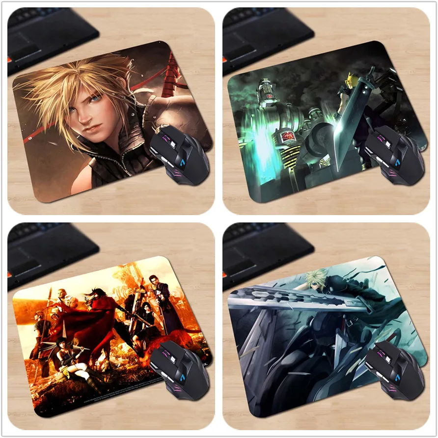 Final Fantasy characts Настольный коврик для мыши (CLOUD STRIFE-FINAL FANTASY 2) игровой по