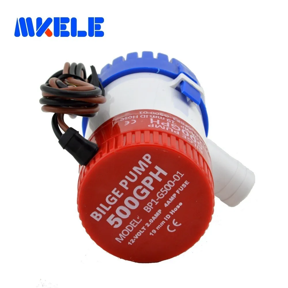 New 12/24V Submersible pump yacht drainage Fishing Boat Water Bilge Pump marine 500GPH 1900LPH Hotsale Durable GT56 TK0996 | Обустройство