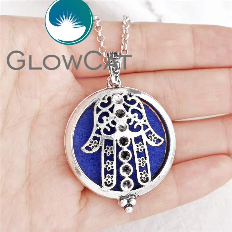 V1275 Подвеска для рук Hamsa духи эфирное масло ароматерапия диффузор ожерелье