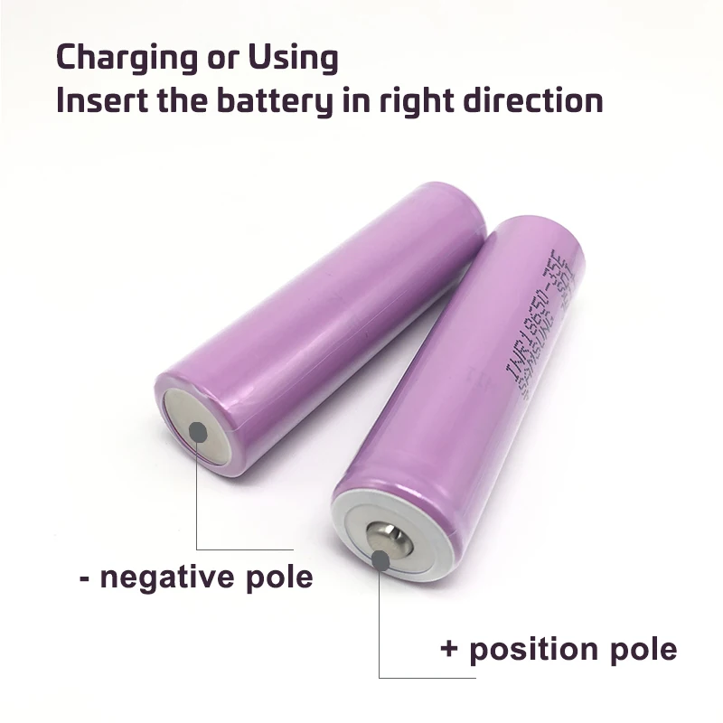 4 шт 18650 35e для samsung 3500mAh 10A разрядная батарея li-ion 3,7 v 18650 аккумуляторная батарея с заостренным для светодиодного фонарика
