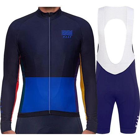 Set 03 Manga larga maillot ciclismo Pro team, осень, длинный рукав, для велоспорта, набор, для мужчин, для велосипеда, mtb, Джерси, bicicleta, Джерси, для велоспорта - Цвет: Set 03