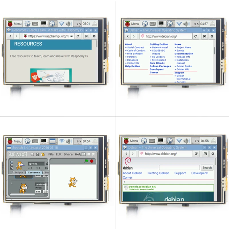 3.5 дюймов Raspberry Pi Дисплей (320*480) &quotTFT ЖК дисплей Сенсорный экран модуль для 3|module