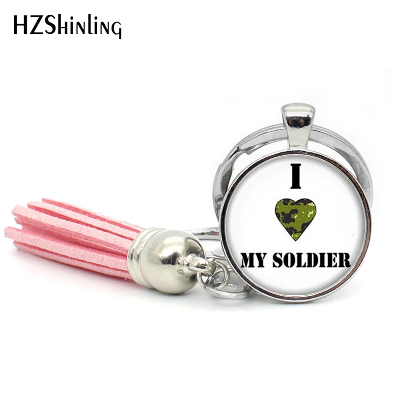 2017 модный военный брелок с кисточкой для жены I Love My солдатик богемные ювелирные