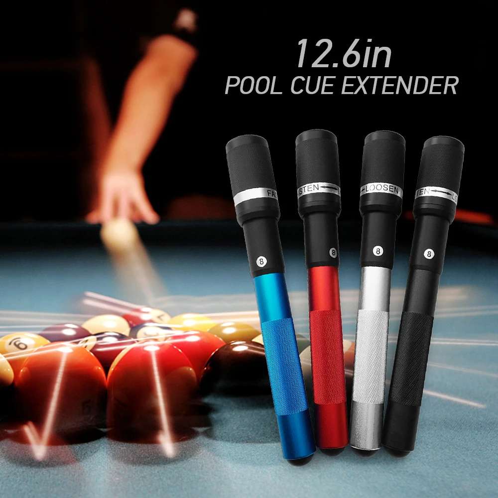 12.6IN Кий для пула удлинитель бильярда роторная фиксация Cue Stick клубный инструмент