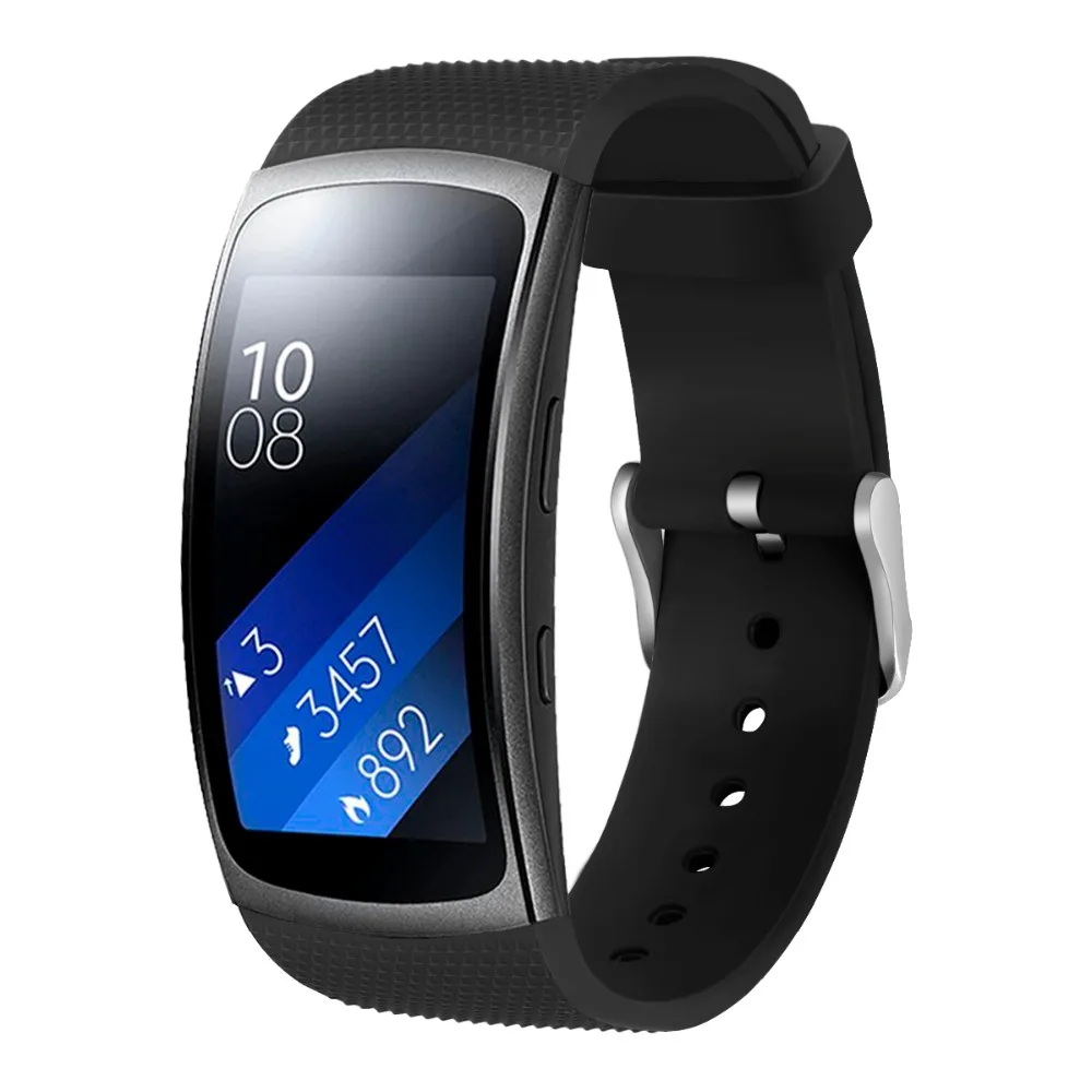 Ремешок силиконовый для Samsung Gear Fit2 Fit 2 Pro браслет смарт-часов подходит PRO R360 |