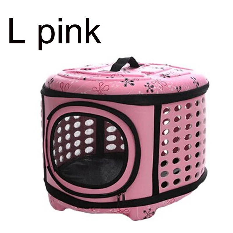 L Pink Новинка, сумка для переноски щенков, кошек, уличные сумки для путешествий, переноска для собак, маленькая сумка на плечо для собак, мягкая Конура для домашних животных, товары для домашних животных, питьевые инструменты - Цвет: L Pink