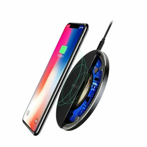 Беспроводное зарядное устройство для APPLE iPhone XS MAX XR Huawei Mate RS Xiaomi MIX 2S коврик быстрой