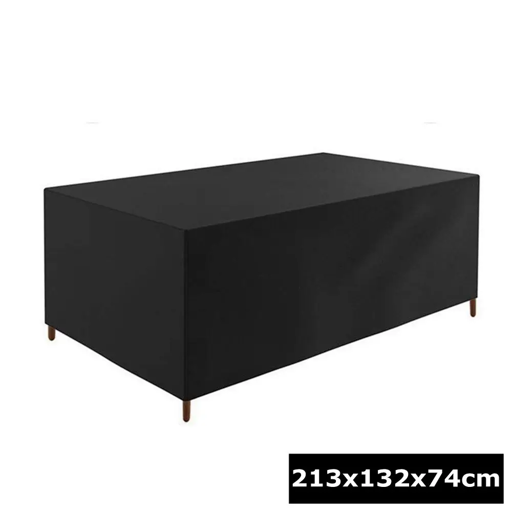 213x132x74cm 9 размер водонепроницаемый открытый патио садовая мебель чехлы Дождь Снег чехлы на стулья для дивана стол стул пылезащитный чехол - Цвет: 213x132x74cm