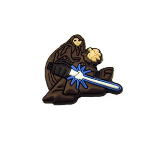 Одна распродажа 1 шт. Star WarPVC подвески для обуви аксессуары для обуви украшения обуви пряжки аксессуары подходят браслеты Croc JIBZ - Цвет: 025-08