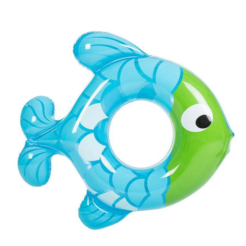 

Inflatable Lap Swimming Pool Baby Swim Float Rubber Ring Fish Shape Baby Swimming Circle Kids Swimming Pool Safety Child Toys
