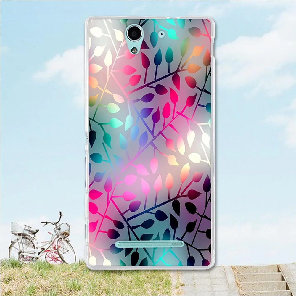 ТПУ мягкий чехол для флип sony Xperia C3 чехол для телефона D2533/C3 Dual D2502 coque fundas чехол с изображением животных для sony c3 - Цвет: 15
